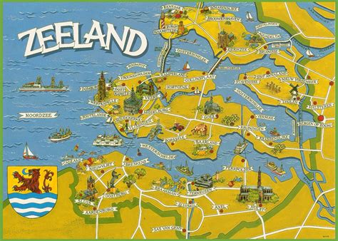 zeeland tourist map ontheworldmapcom