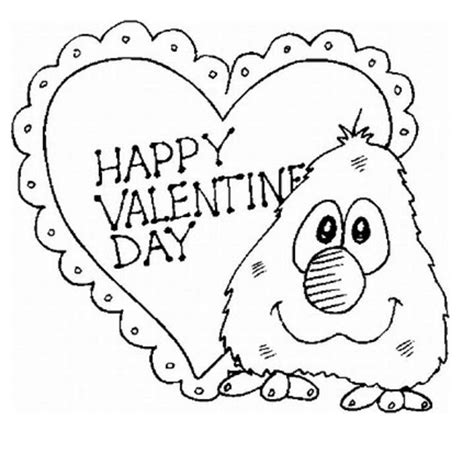 funny love valentines valentines day coloring page printable
