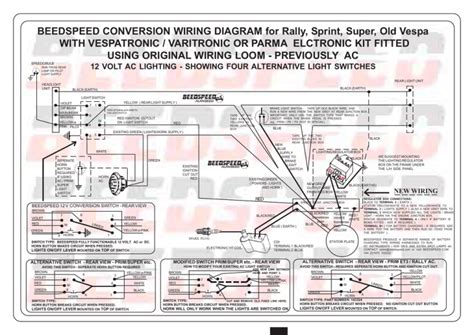 beedspeed conversion wiring diagram  rally sprint