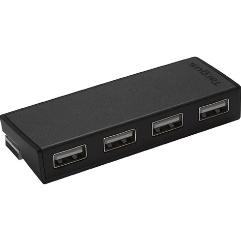 port usb hub achus black hubs  adapters targus