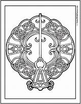 Celtic Coloring Pages Adults Key Printable Knot Color Colorwithfuzzy Irish Print Bell Getcolorings Getdrawings Scottish sketch template
