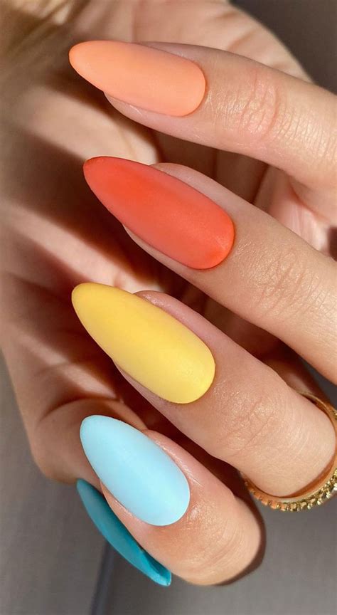 hottest cute summer nail designs bright summer colours