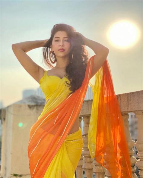 Pics Sonarika Is Too Hot In Yellow Saree