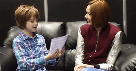 Karen Gillan Interviewed By A Nine Year Old About Doctor