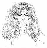 Beyonce Coloring Pages Rihanna Spears Para People Britney Drawing Famous Colorear Eminem Famosos Dibujo Print Fashion Color Sketch Printable Board sketch template
