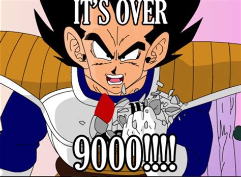 It S Over 9000 Over 9000 Meme Vegeta Epic Games