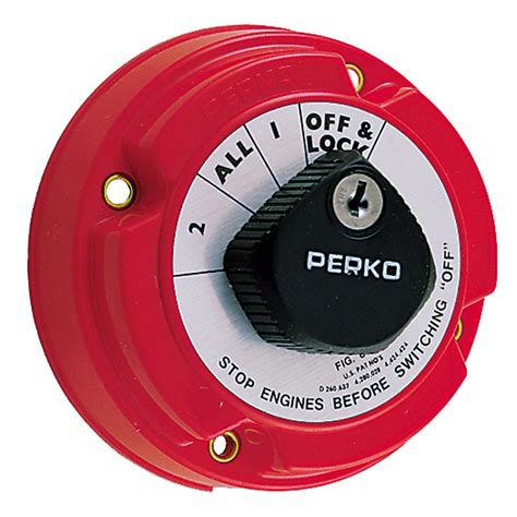 perko locking battery selector switch dp  home depot
