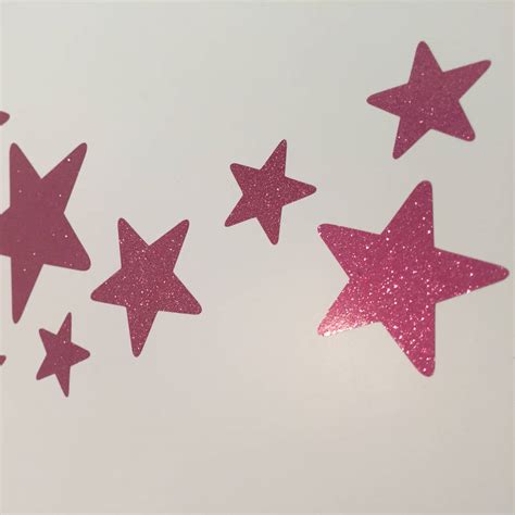 glitter star stickers  wall art quotes designs  gemma duffy
