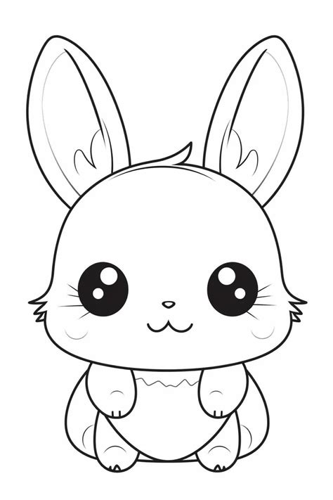 printable baby bunny coloring pages