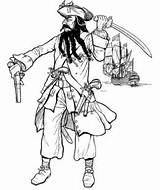 Blackbeard Coloring Pages Pirates Print Kids Colouring Pirate Caribbean Getcolorings Printable Getdrawings Color sketch template
