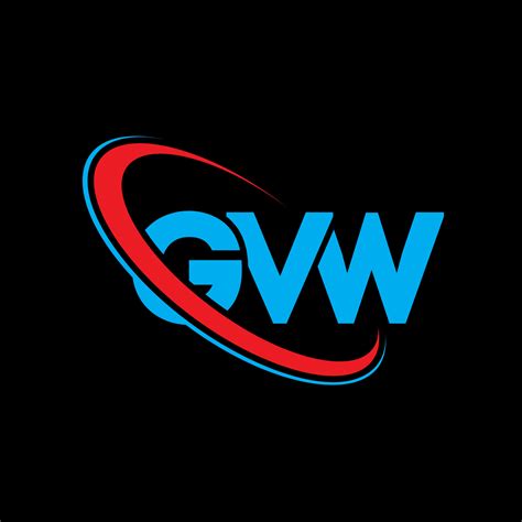 gvw logo gvw letter gvw letter logo design initials gvw logo linked  circle  uppercase