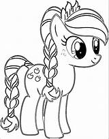 Coloring Pony Little Pages Applejack Clipart Disney Library Vera Spa Cartoon sketch template