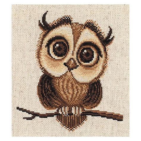 cross stitch kit owl