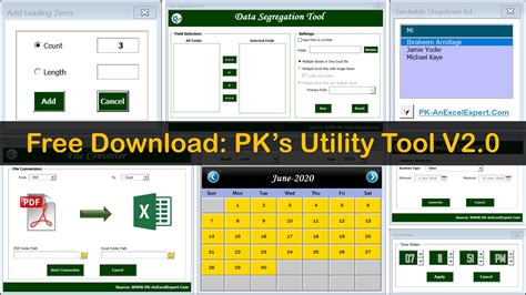 pks utility tool   pk  excel expert