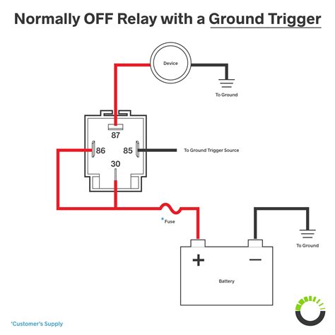 wiring diagram   auto relay wiring diagram  schematic