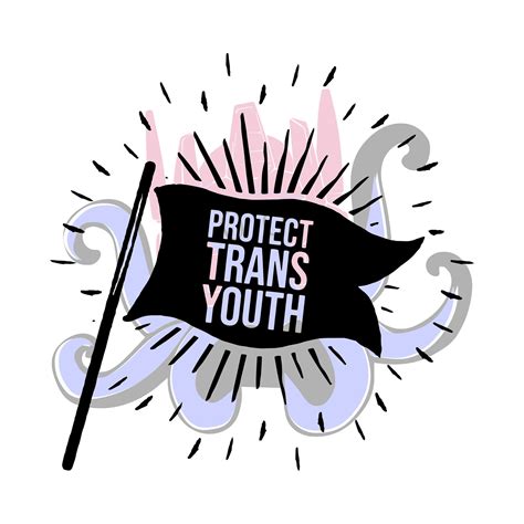 protect trans youth vinyl decal sticker etsy