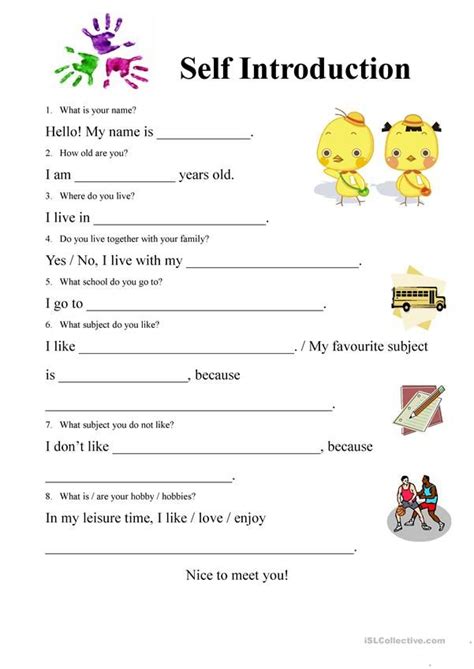 introduction printable english worksheets  beginners adults kidsworksheetfun