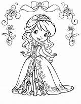 Princess Coloring Pages Butterfly Printable Color Print Getcolorings Strawberry sketch template