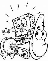 Esponja Spongebob Patricio Coloring Estrella Sponge Amigos Personajes Kolorowanka Trombon Smieszna Malvorlagen Kolorowanki Patryk Spogebob Topcoloringpages Modela Ausdrucken Disegni Aprende sketch template