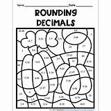 Rounding Decimals sketch template