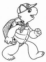 Franklin Turtle Coloring Pages Sheets Drawing Choose Board sketch template