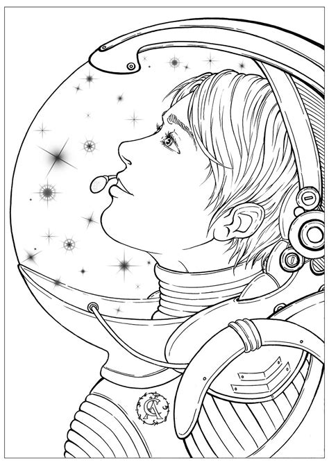 astronaut coloring pages  adults coloring sheets  svg files