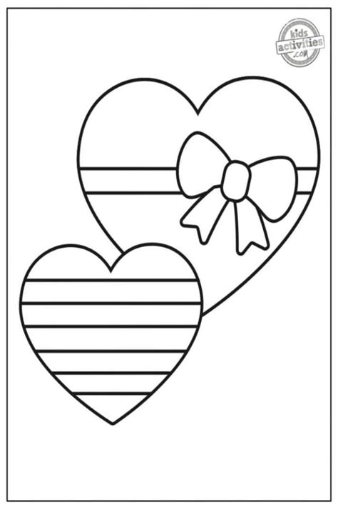 easy valentines coloring pages  toddlers preschoolers kids