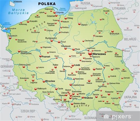 mapa polski mapa
