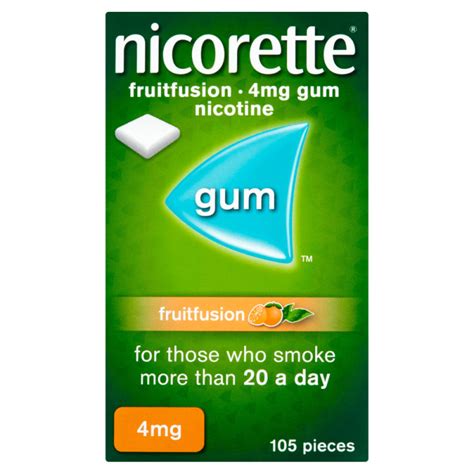 buy nicorette gum fruit fusion mg  pieces chemist direct