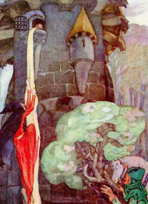 Rapunzel From Grimms Fairy Tales Illustrated By Anne Anderson 1922