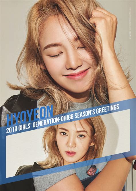 Hyoyeon Girls Generation Oh Gg 2019 Season S Greetings Desk