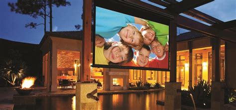why get an outdoor projector screen