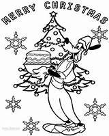 Goofy Coloring Pages Christmas Disney Cool2bkids Kids Printable Cartoon sketch template
