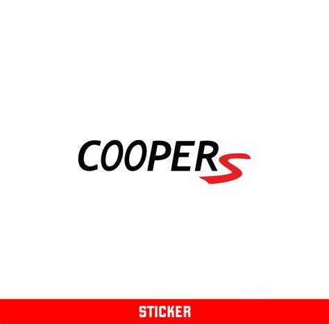 cooper  logo sticker dopegraphics