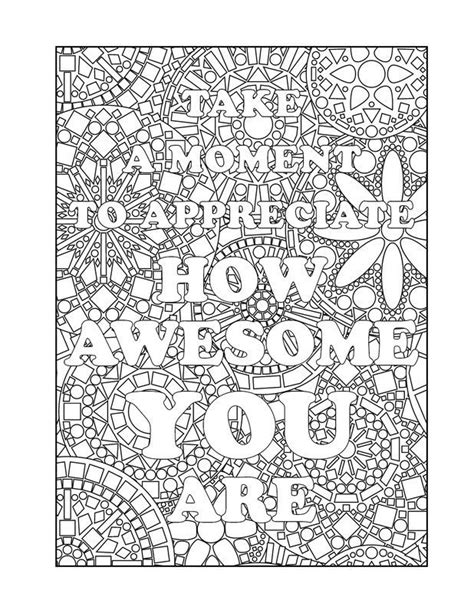 pin  highlyfavored  color  quotes mindfulness colouring