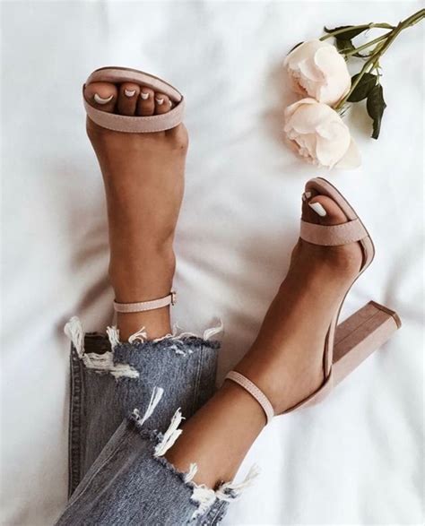 Taylor Blush Suede Ankle Strap Heels In 2020 Ankle Strap