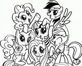 Coloring Pony Little Pages Popular sketch template