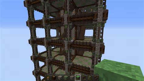big spiral staircase minecraft project