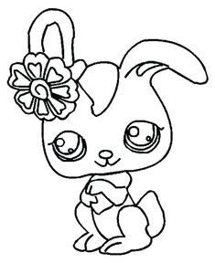 print littlest pet shop cute bunny coloring pages cute coloring pages
