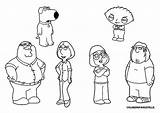 Guy Family Coloring Pages Griffin Peter Stewie Printable Meg Colouring Print Adults Kids Comments Coloringhome Library Clipart Bestcoloringpagesforkids sketch template