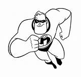 Incredibles Coloring Kids Pages Disney Color Print Drawing Superhero Characters Logo Printable Pixar Cartoon Animation Paper Clipartmag Justcolor sketch template