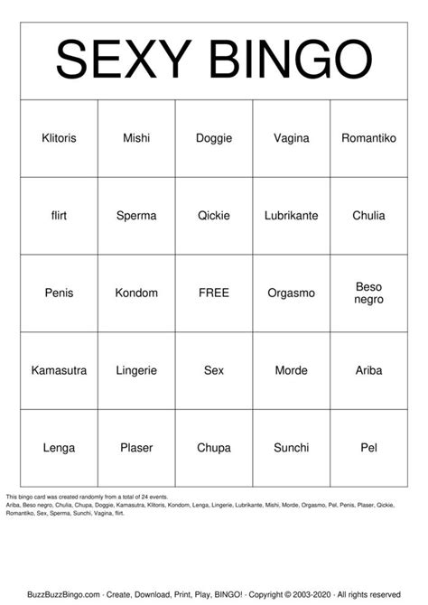sex positive bingo bingo cards to download print and