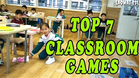 Top 7 Fun Classroom Games [kindergarten And Primary School] Youtube
