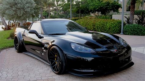 black chevrolet corvette hd wallpaper p  car