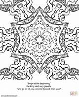 Coloring Pages Psychedelic Ornaments Printable Supercoloring sketch template