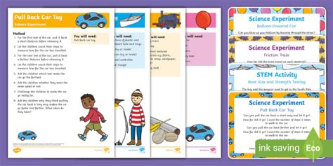 transport science experiments resource pack early years