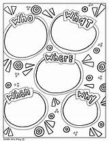 Organizers Doodle Classroomdoodles Doodles Organisers sketch template
