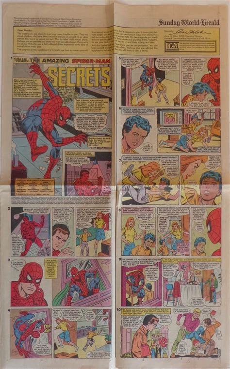 Spider Man Promo Ncpca Page 1 Of 2 [in Comics And Books Promotional