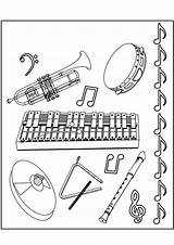 Strumenti Musicali Misti Disegno Musikinstrumente Malvorlage Instrumente Instrumentos Ausmalen Colorear Kategorien Jeux Coloriages sketch template