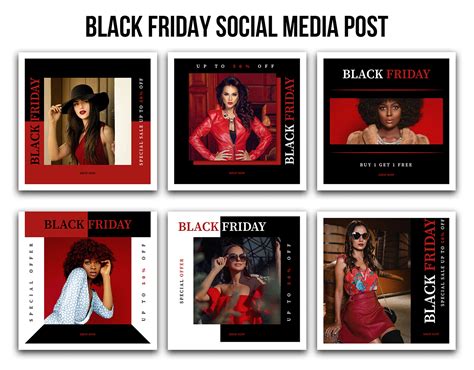 black friday social media post  behance